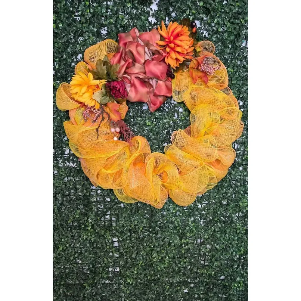 Autumn tulle wreath